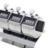 GOGO Bank Counter Desk Mechanical Metal Tabletop Formula, Manual Counter,