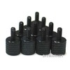 10 x Black Anodized Alumium Computer Case Thumbscrews (6-32 Thread) for Cover / Power Supply / PCI Slots / Hard Drives