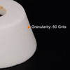 sourcing map Grinding Wheel 3 Inch 80 Grits Aluminum Oxide