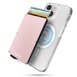 CARDHODA Credit Card Case, "Minimal Your Belongings, For You to Live Smart", Anti-Skimming, Anti-Magnetic, Sliding, Aluminum, Lightweight, Thin, Men's, Women's, Holds Up to 5 Cards, Ultra Thin