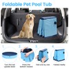 63'' Dog Pool for Large Dogs, Foldable Dog Pool Large