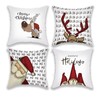 Generisch MTKN Christmas Decoration Cushion 45 x 45 cm (Set