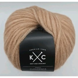 Knit and Crochet K & C Premium Yarn Cloudpaca "Toasted Almond" 1.8oz/50g/ 164yds Medium Weight #4