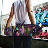 VitVerCosy Magic Spider Web Skateboard Grip Tape Longboards Griptape Bubble