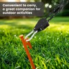 LUCKNIGHT 4PCS Reflective Tent Guy Ropes, Guy Rope Tensioners, Guide