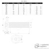 M6 (6mm x 35mm) Flanged Hex Socket Button Machine Screw