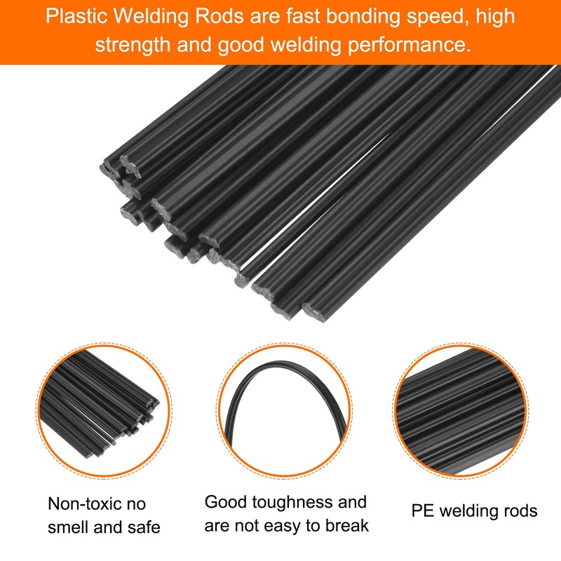 sourcing map 20pcs 10 Inch Plastic Welding Rods ABS Welding