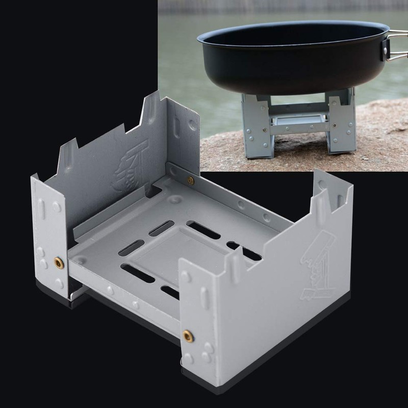 SolUptanisu Ultralight Folding Pocket Stove, 95 x 75mm Solid Fuel