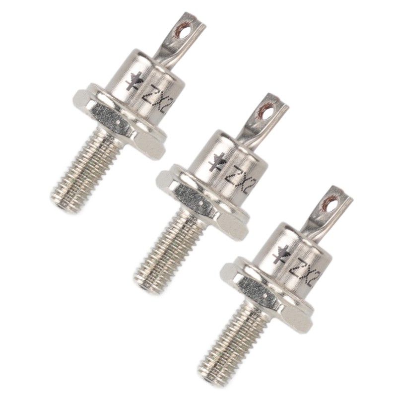 3PCS Rectifier Diode Spiral 25A Iron High Hardness Spiral Rectifier