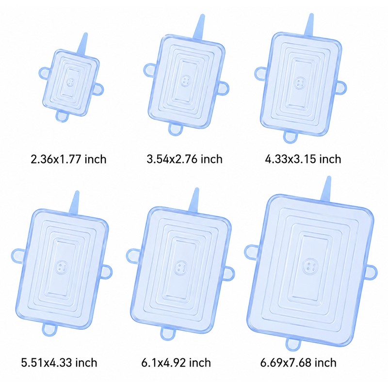 Silicone Stretch Lids for Food Storage – Reusable Elastic Covers