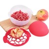 Pomegranate Peeler Silicone Pomegranate Deseeder with Bowl Pomegranate and Wood