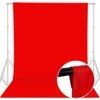 GFCC 6FTX9FT Red Backdrop Background - for Photography Photo Booth