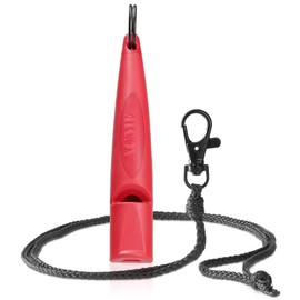 ACME Dog Whistle No. 211.5 (Update 2023) with Free Whistle Band in Matte Black | Alpha | Ideal for Recall | Long Range | Frequency Standardised (Carmine Red)