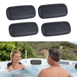 QVEEQ 4 Pack Hot Tub Headrest Replacement for Master Spa Black