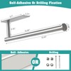 theaoo Under Cabinet Paper Towel Holder for Kitchen, Adhesive Paper