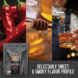 Grillaholics Chipotle Honey Bourbon Turkey Brine - Best Turkey Brine for Smoking, Roasting, Grilling or Deep Frying - 16 oz. Bag Brines Up to 25 lb. Turkey - Made in the USA