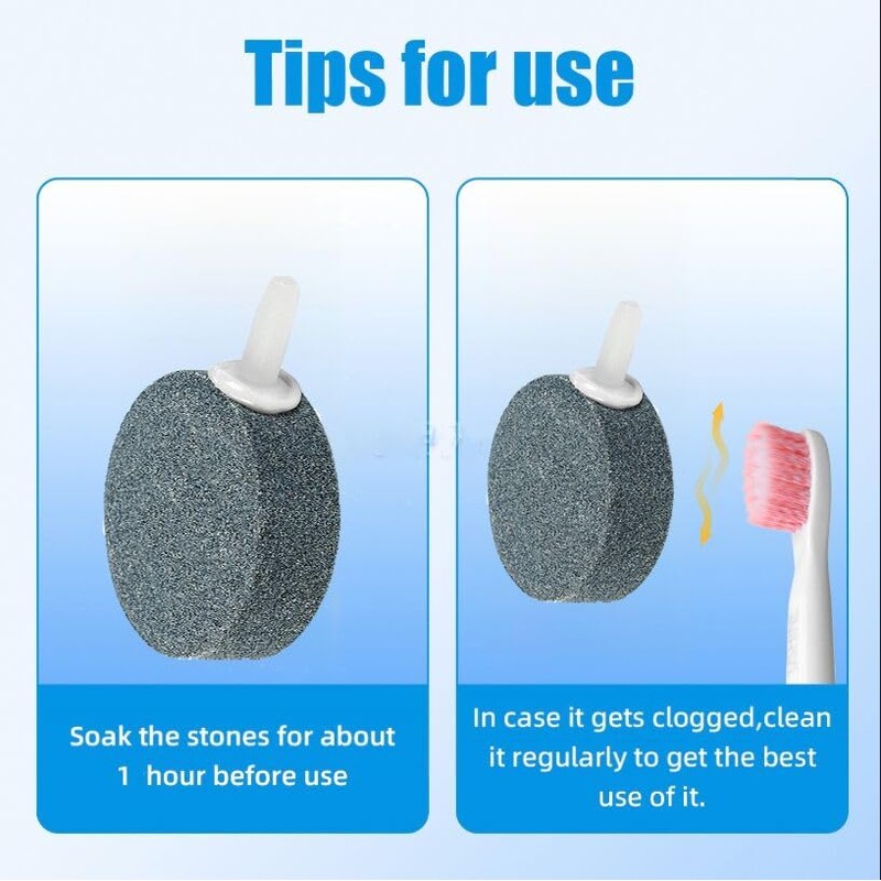 AQUANEAT Air Stone Disc, 4 Packs, Aerator Bubble Diffuser, Air