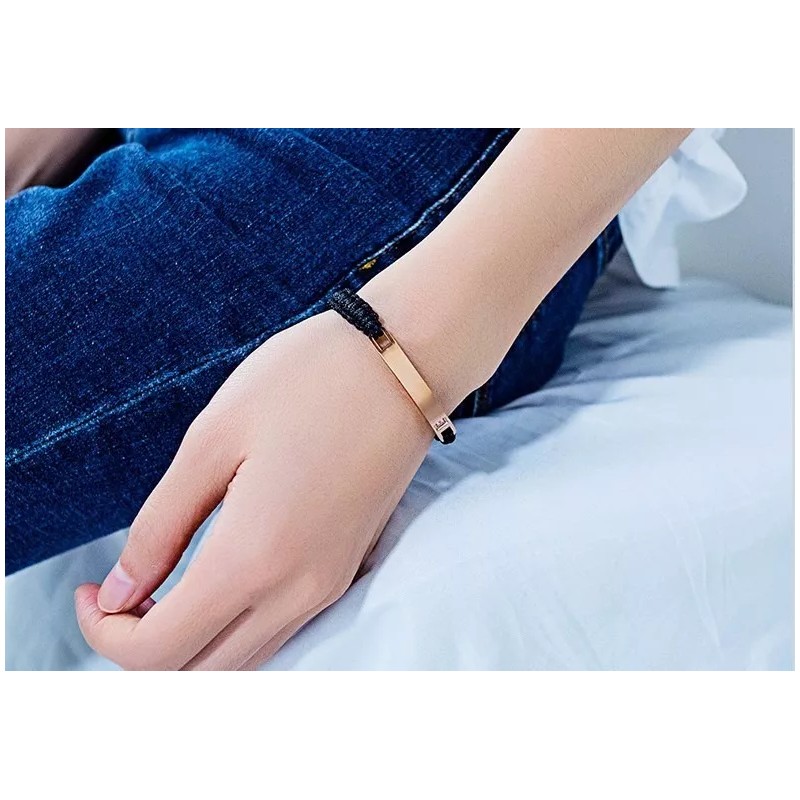 Direcksmart Duo Pulseras Parejas Lazo Amor Novios Ac Inox B801