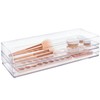 STORi SimpleSort 2-Piece Stackable Clear Drawer Organizer Set | 15"