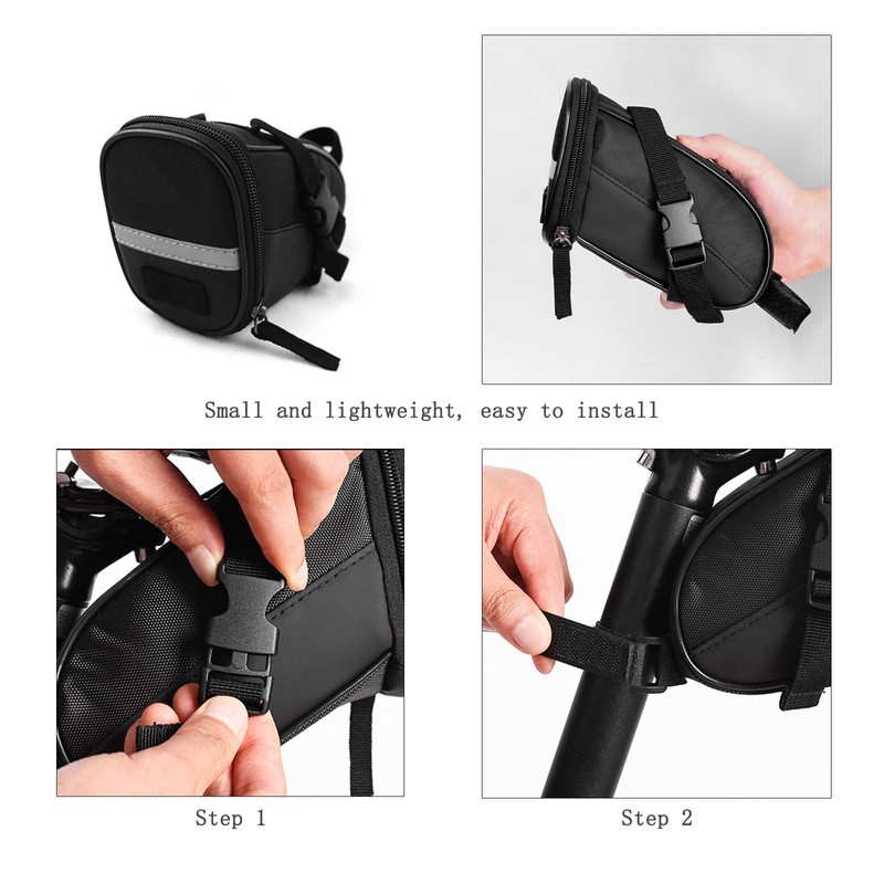 Bicycle Saddle Bag, Mountain Bikes Saddle Bag, Waterproof Bicycle Saddle