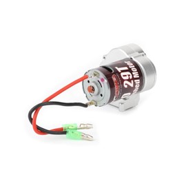 RCAWD Silver All-Metal Gearbox Assembly with 380 Motor and 29T Motor for Axial 1/18 UTB18 Capra 4WD