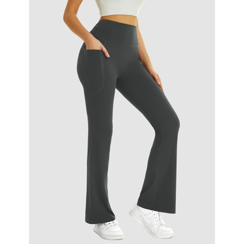 FireSwan Women's Flare Yoga Pants High Waist Flared Leggings with