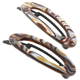 Camila Paris CP3367 - Pinzas para el pelo francés, hechas a mano, ónix, clip deslizante lateral, accesorios para el cabello para mujer. Agarre antideslizante resistente a la moda, duradero y con estilo, fabricado en Francia