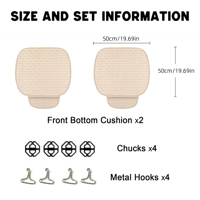 XINGSILUC Car Seat Covers Front Seats,2 Pack Seat Covers for