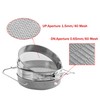 HunterBee Honey Stainless Steel Double Bee Sieve Honey Debris Strainer