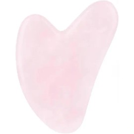 - Gua Sha De Piedra De Cuarzo Rosa 100% Auténtica