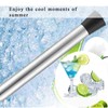 Stainless Steel Cocktail Muddler,20.5 Cm Muddler Multi-Functional,Silver Fruit Ice Crusher