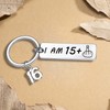 Waeceip 16th Birthday Keyring Happy Birthday Gifts for Girls Boys