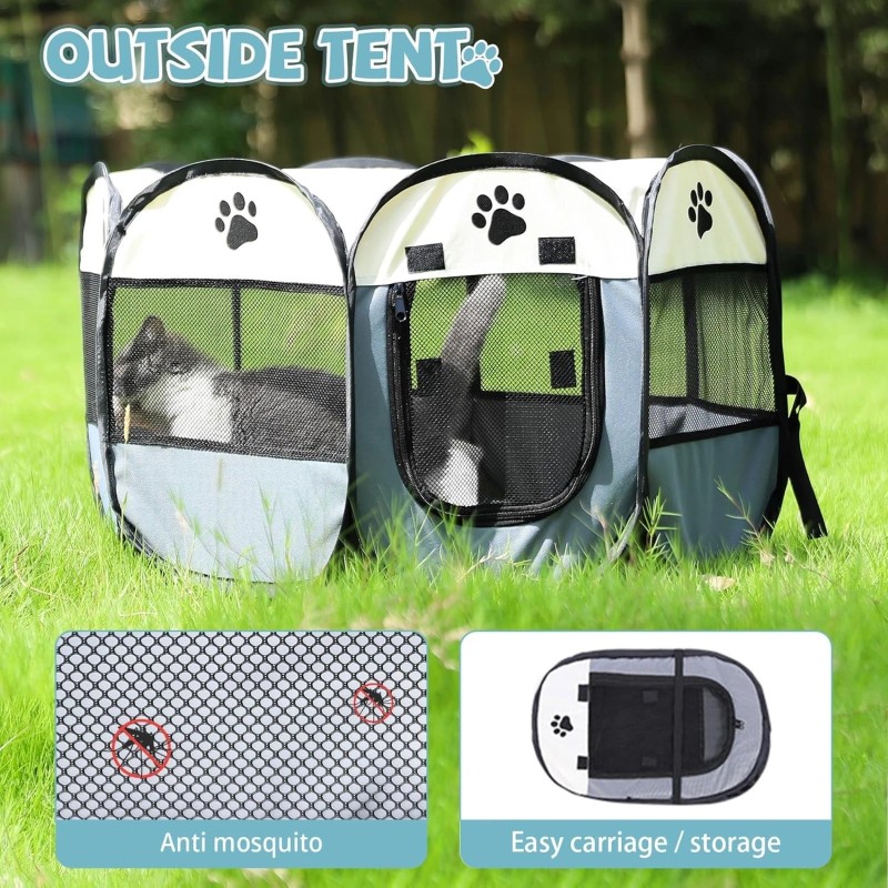 Multipurpose 29"x29" Pet Tent - Travel-Friendl