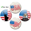Kühlschrankmagnete Länder Flagge USA 4er Geschenk Set Amerika Magnete für