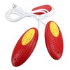 Shoe Dryer Red with Timer Ceramic Heater Deodorizing Function Fast
