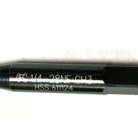 OSG 1/4-28 GH3 3 FLUTE STRAIGHT FLUTE PLUG  HAND TAP STEAM OXIDE OSG 1170401