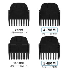 CR8GR8 Professional Guide Comb Fit Cutting Guider for Manscaped 4.0,4 Pack 8 Cutting Lengths from 1/8"-1/2" Inch Fit The Lawn Mower 4.0 Groin Hair Trimmer