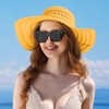 Procity Foldable Straw Hat Women's Sun Hat UV Protection Beach