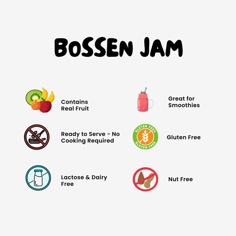 Bossen Fruit Jam/Smoothie Paste (Bottle, Passion Fruit)