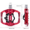 CXWXC Mountain Bike Pedals Dual Function - Dual Sided Pedals