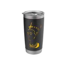 Egyptian Queen Nefertiti Melanin african Black Girl Magic Stainless Steel Insulated Tumbler