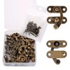 20 Pieces Jewelry Box Hinges and Latches - Thickened Solid