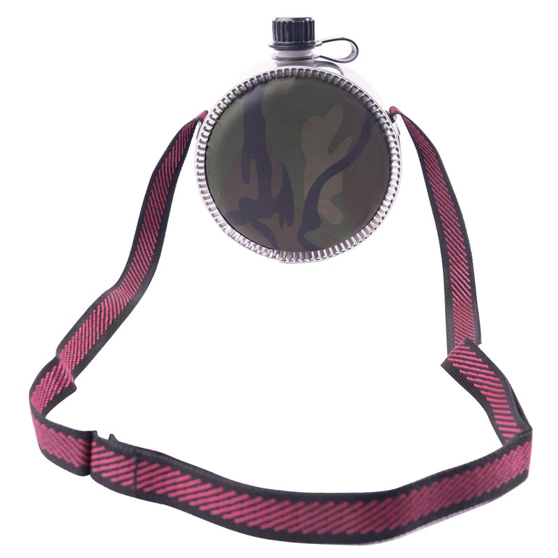 Rothco Woodland Camo Mini Desert Canteen – Outdoor Water Hydration