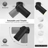 YindaLux Set of 2 LED Surface-Mounted Spotlights, Dimmable, Swivelling Ceiling