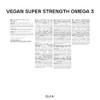 Bulk Bulk Vegan Super Strength Omega 3 Softgels, 1200 mg,