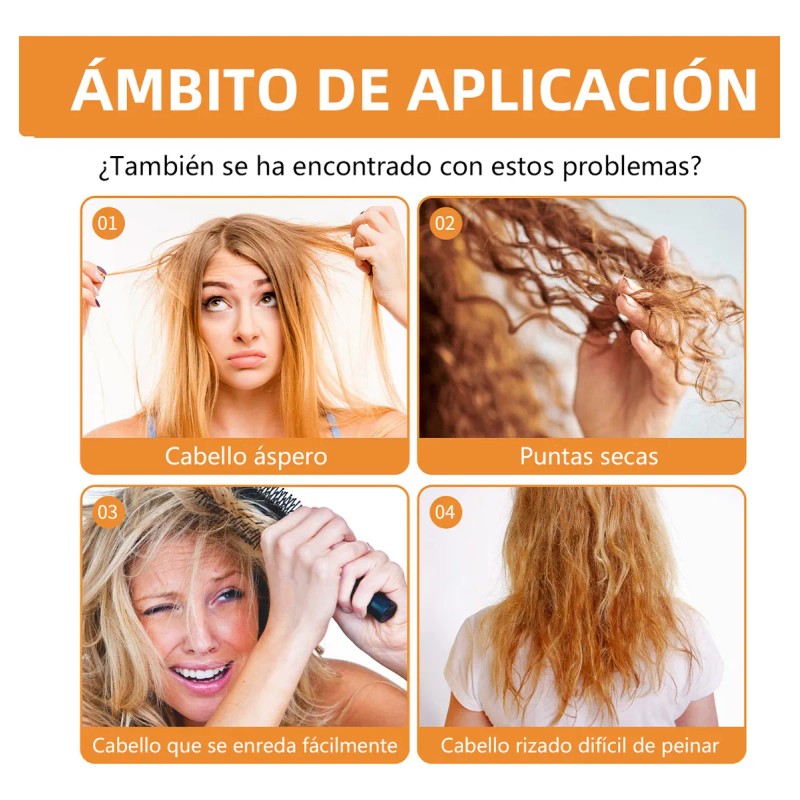 Rema Peinar Rizos Cabello Rizado Ondulado Suavizante