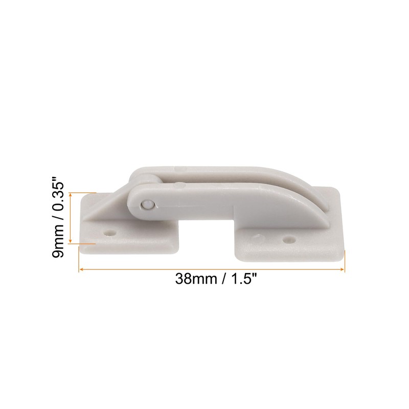 sourcing map RC Hinges 1.3 Inch x 0.35 Inch Adjustable