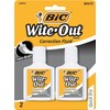 BIC 781671 Wite-Out Quick Dry Correction Fluid 2/Pack (WOFQDP24-A-WHI)