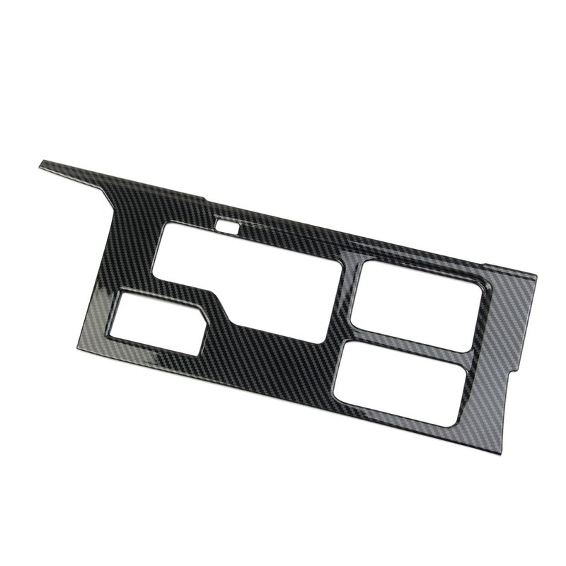 Fewshaw Carbon Fiber Central Control Gear Shift Panel Cover Trim
