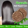 MS.Dear 3PCS Organic Soap Hair Darkening Shampoo Bar Gray Hair